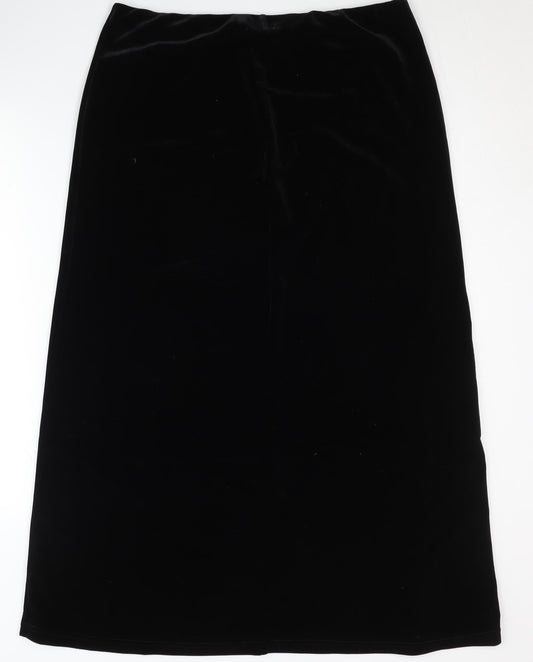 Opus Women's Black Midi Pencil Skirt L
