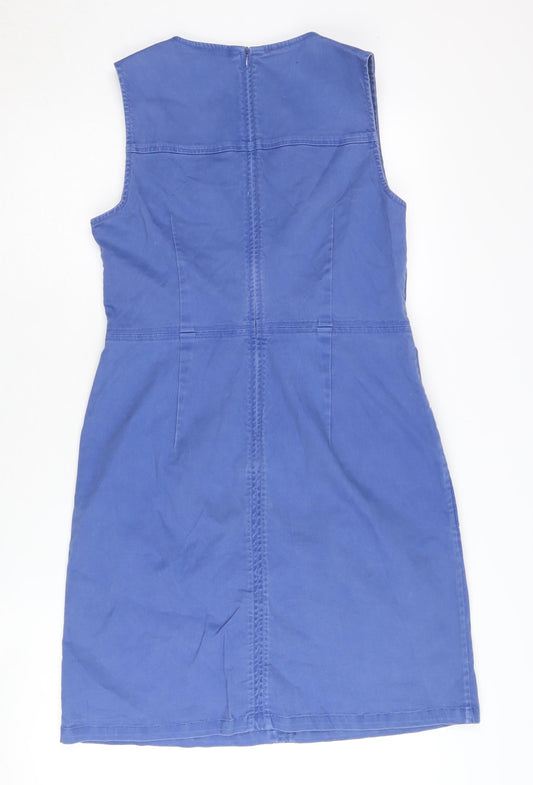 Boden Women's Blue Shift Dress Size 12