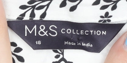 Marks and Spencer Women's White Blouse Size 18