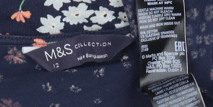 Marks and Spencer Women's Floral Blouse Size 12