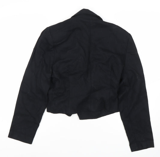 Clothes Circuit Women's Black Wool Blazer M