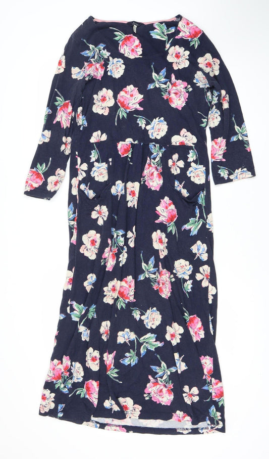 Joules Women’s Floral Dress, Multicoloured, Size 14