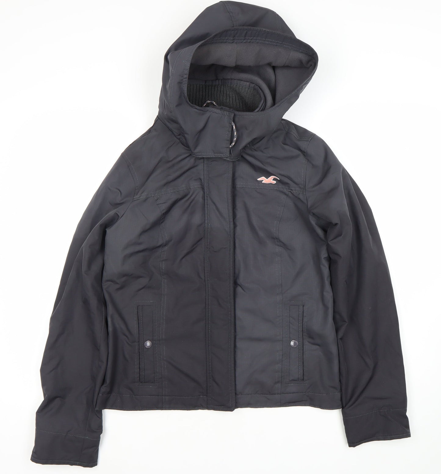 Hollister Women's Black Medium All-Weather Jacket