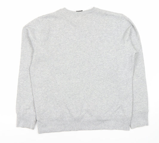New Balance Men's Grey Logo Sweatshirt, M