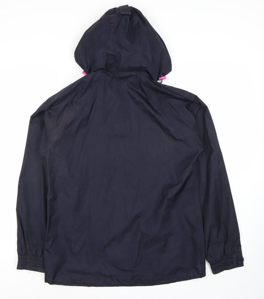 Joules Women's Navy Size 8 Casual Hooded Jacket