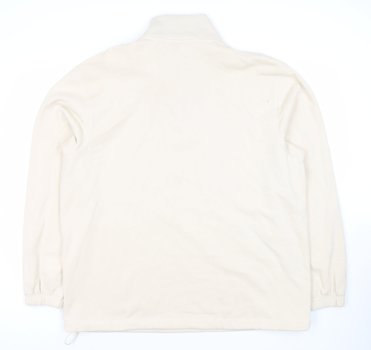 JACK & JONES Beige XL Men's Henley Sweatshirt