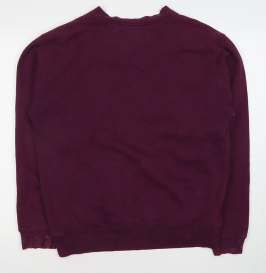 Champion Men's Purple Pullover Sweatshirt M