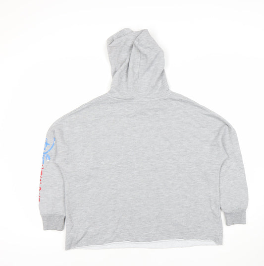 Disneyland Paris Teens Grey Mickey Hoodie, Size 10, Sequin Detail