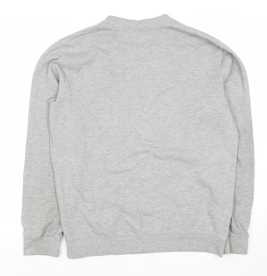 Champion Men's Medium Grey Logo Sweatshirt Pullover