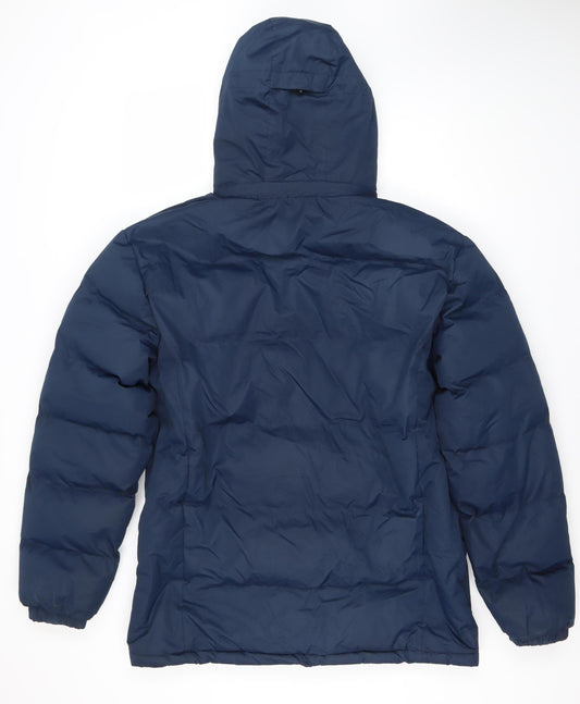 Trespass Men’s Blue Puffer Jacket M Waterproof