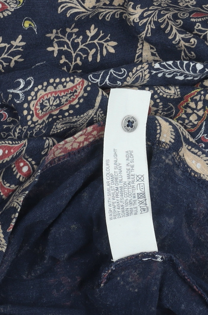 Fat Face Women's Floral Top, Size 14, Long Sleeve