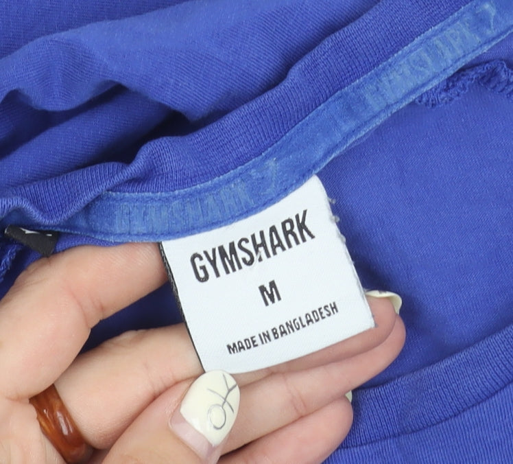 Gymshark Men's Blue M Crew Neck T-Shirt