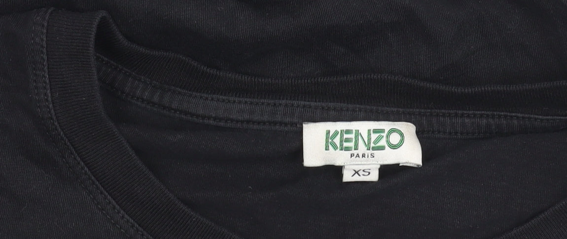 Kenzo Women's Black XS Crew Neck T-Shirt