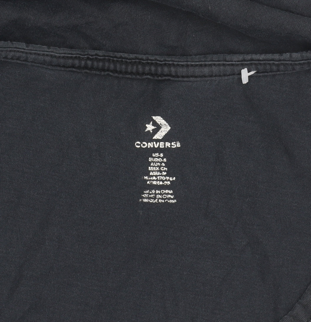 Converse Men’s Black Sleeveless T-Shirt, Size S