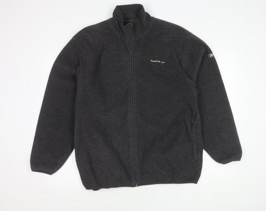 Reebok Unisex Black Fleece Jacket M Casual Sportswear