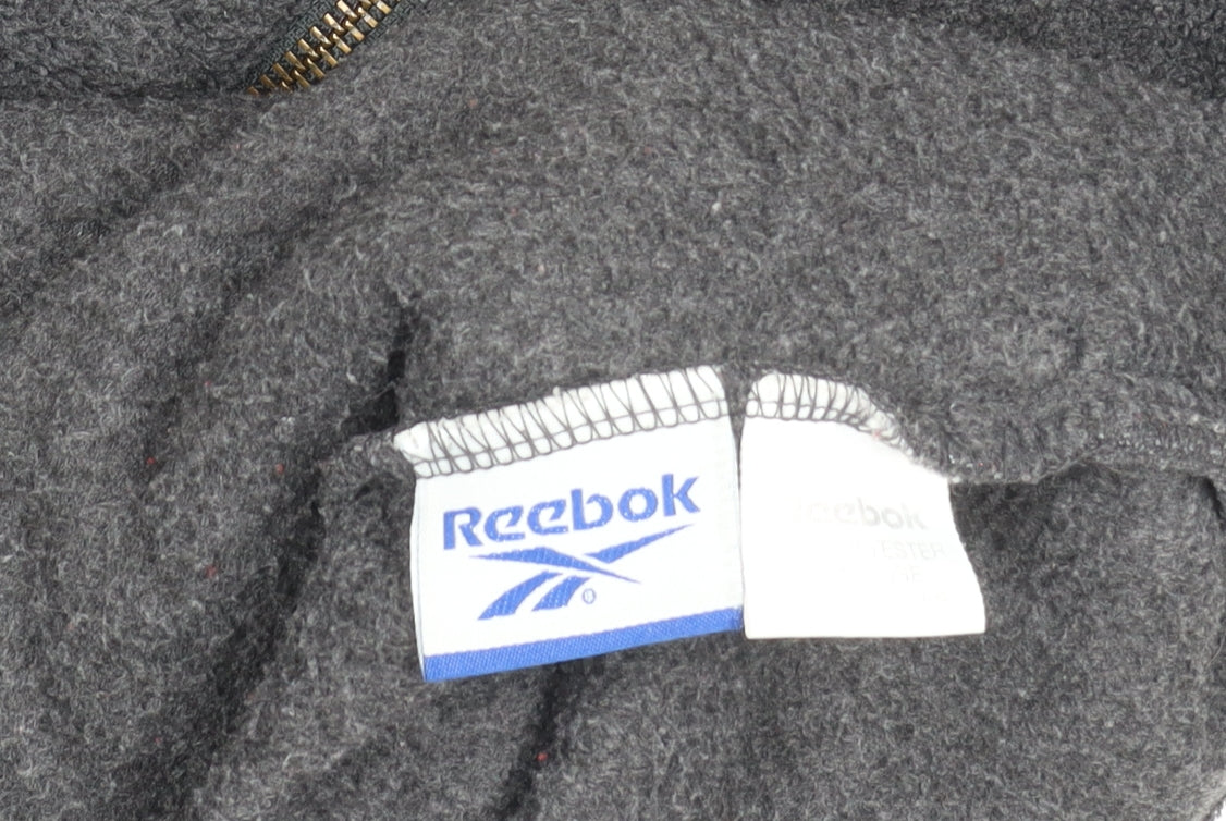 Reebok Unisex Black Fleece Jacket M Casual Sportswear