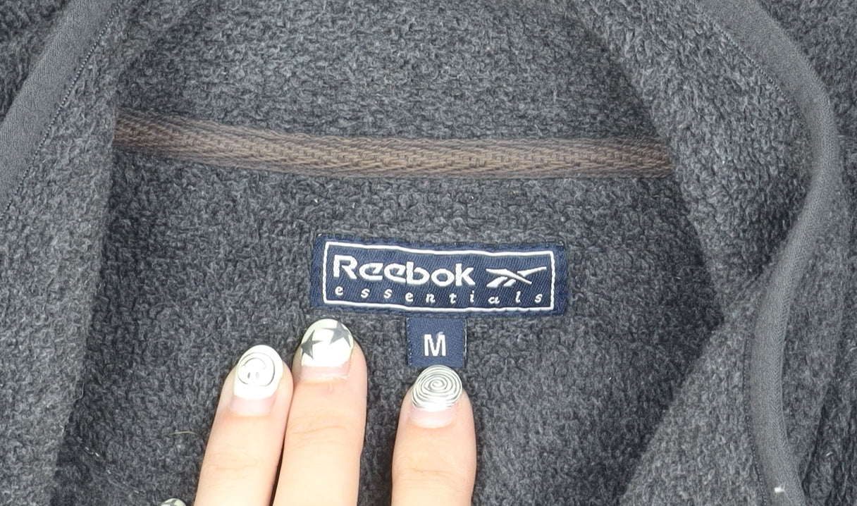 Reebok Unisex Black Fleece Jacket M Casual Sportswear