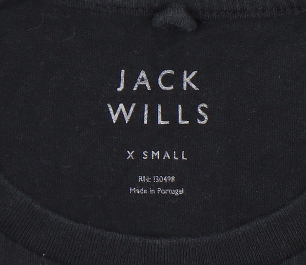 Jack Wills Men's Black XS Crew Neck T-Shirt