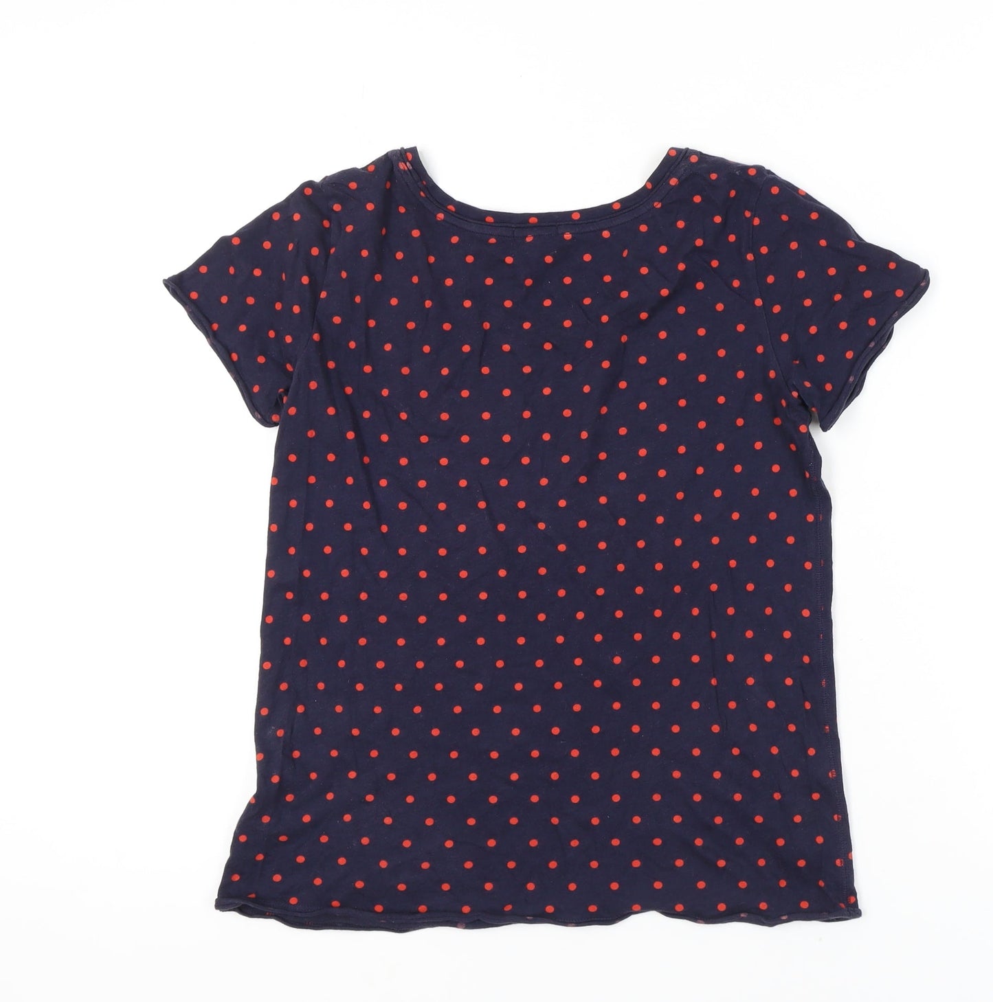 Gap Women's Blue Polka Dot T-Shirt XS