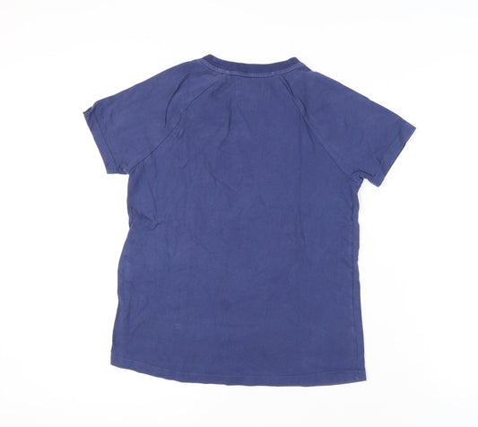 Superdry Unisex Blue T-Shirt, Size 8, Casual, Sports Style