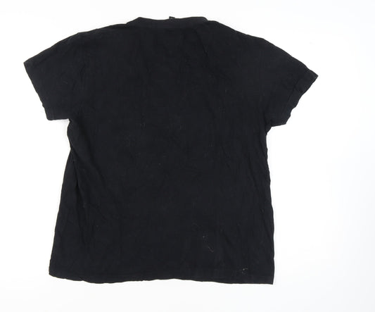 Donnay Men's Black XL V-Neck T-Shirt