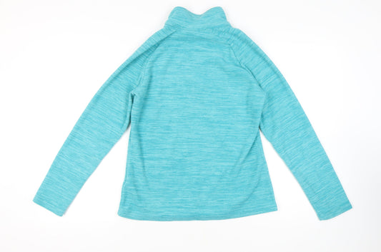 Mountain Warehouse Women's Blue High Neck Sweatshirt Size 12