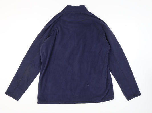 Mountain Warehouse Men's Blue Fleece Sweatshirt XL