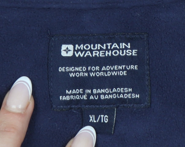 Mountain Warehouse Men's Blue Fleece Sweatshirt XL