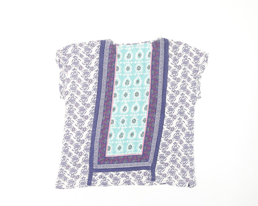 White Stuff Women's Multicoloured Blouse Size 16