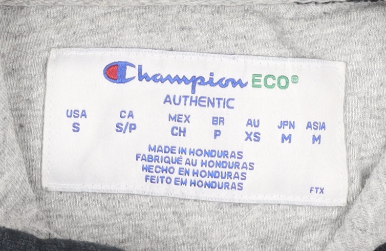 Champion Unisex Black Pullover Hoodie Small