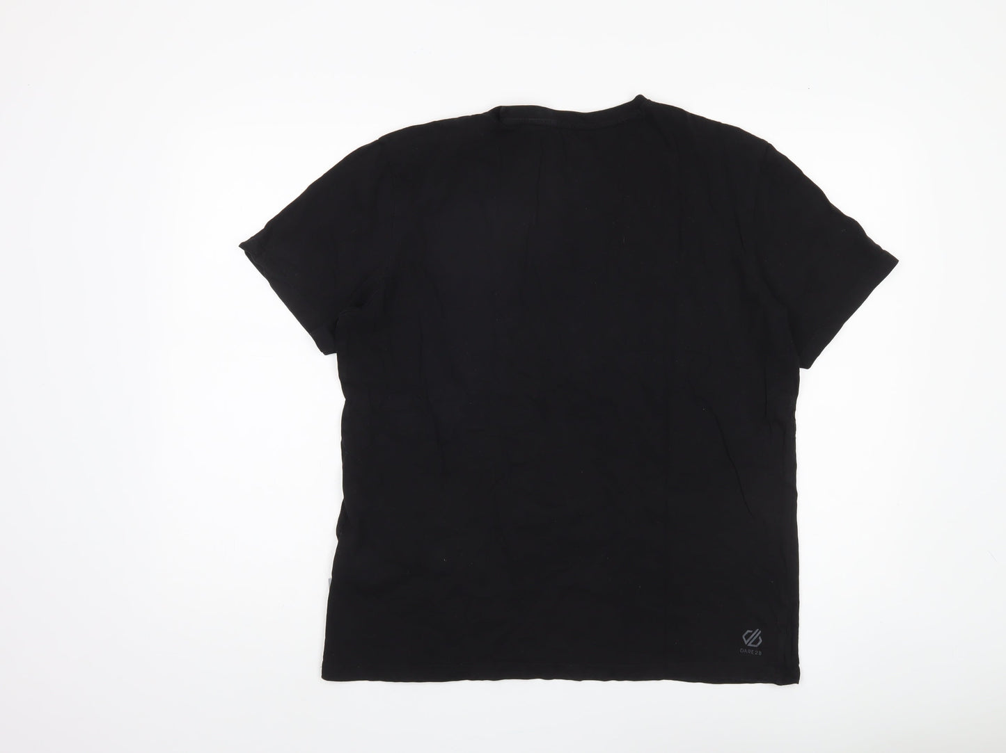 Dare 2b Men's Black Cotton Crew Neck Tee - Size L