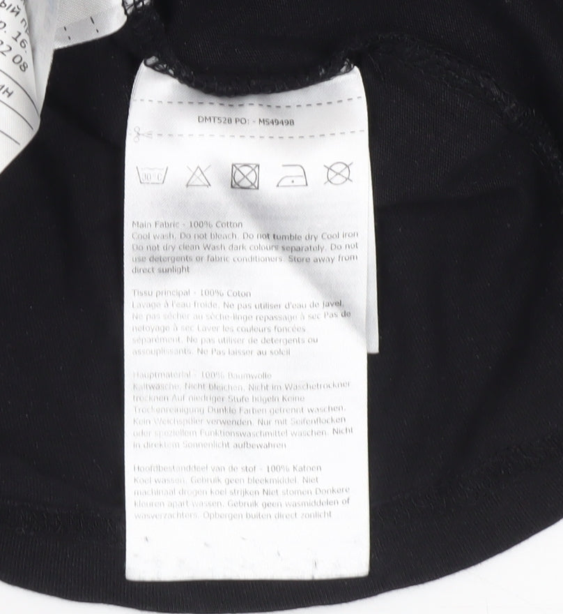 Dare 2b Men's Black Cotton Crew Neck Tee - Size L