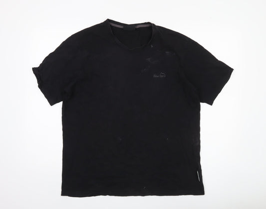 Peter Storm Men's Black XL T-Shirt, Short Sleeve, Logo Accent