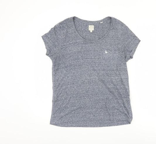 Jack Wills Women's Blue T-Shirt Size 14