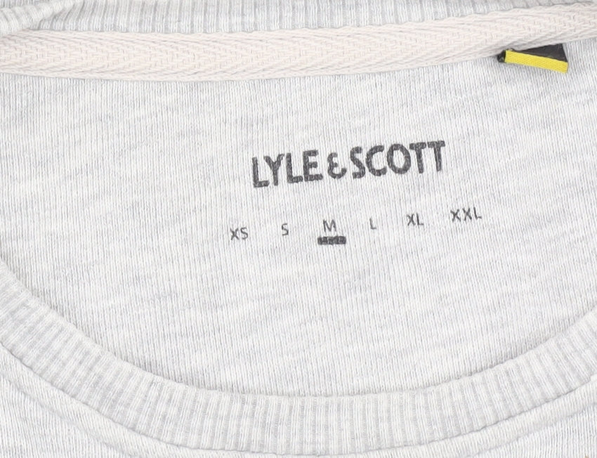 Lyle & Scott Men's Grey Medium Pullover Sweatshirt