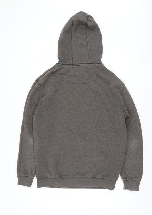 Ellesse Men's Grey Logo Hoodie, Size S, Pullover Style