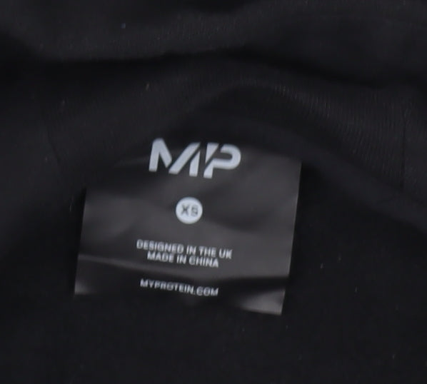 MP Men's Black Pullover Hoodie, XS, Fleece, Hooded