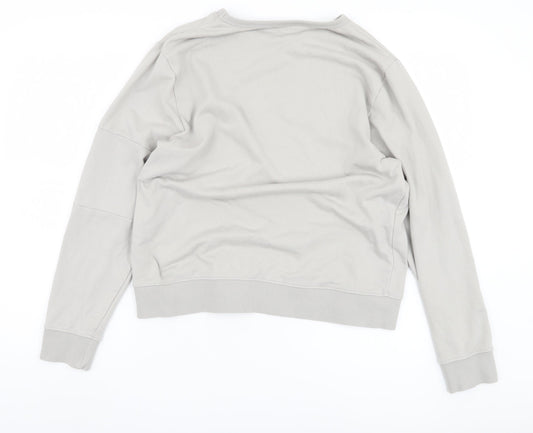 Next Boys Grey Pullover Sweatshirt with Zip Pocket, Size 158