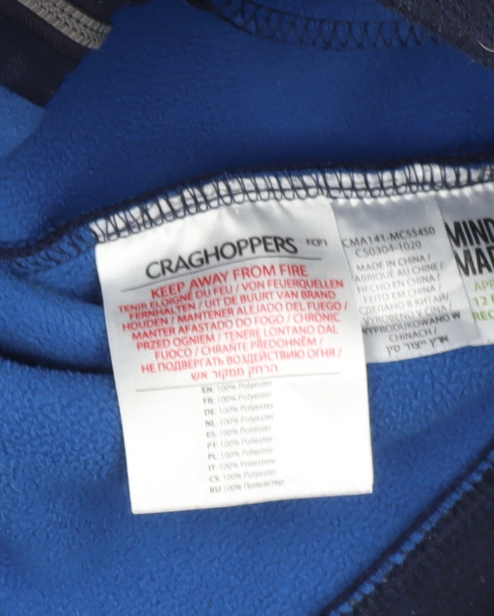 Craghoppers Men's Blue Full Zip Hoodie M