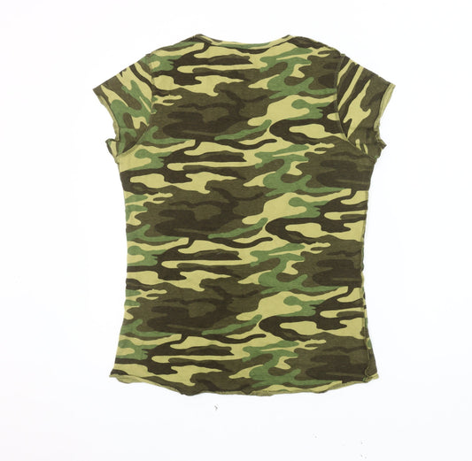 Hard Rock Cafe Camouflage T-Shirt XL Unisex Crew Neck