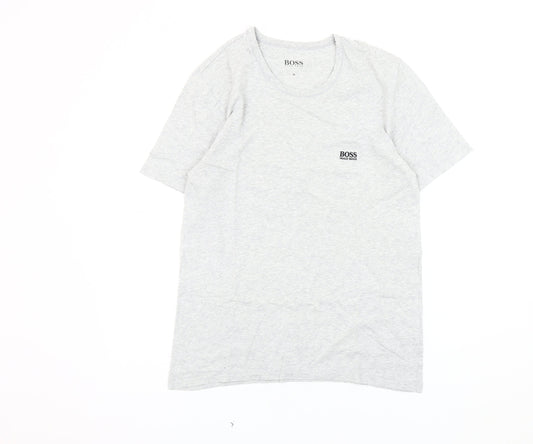 Boss Men’s Grey Crew Neck T-Shirt, Size M