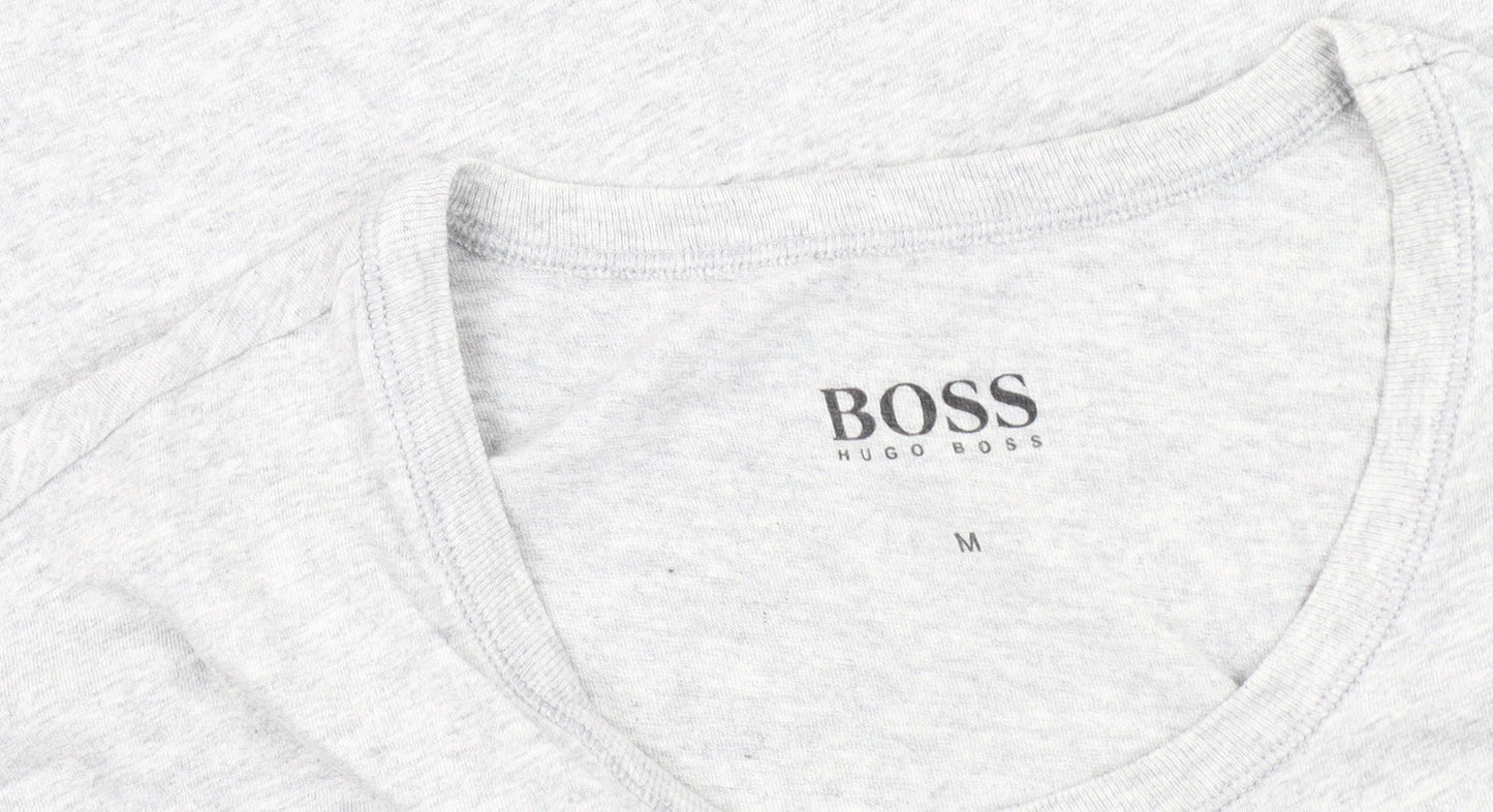 Boss Men’s Grey Crew Neck T-Shirt, Size M