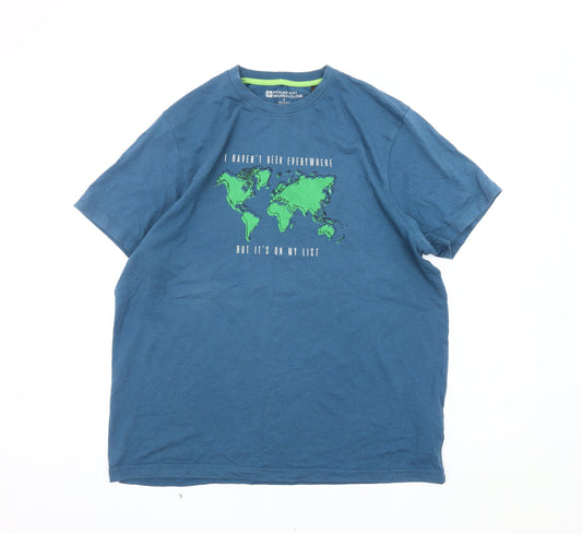 Mountain Warehouse Men's Blue M Graphic T-Shirt