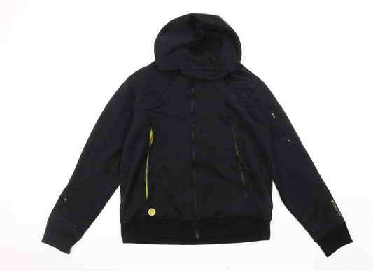 Timberland Men's Black Hooded Jacket Size L