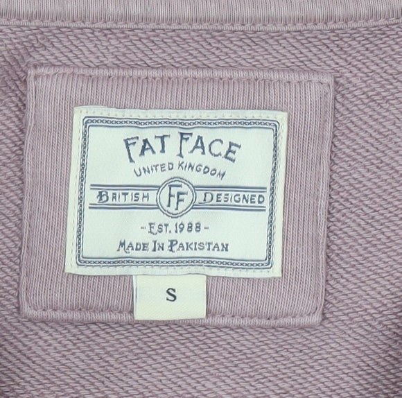 FatFace Women's Sweatshirt S Cotton Blend Full Zip