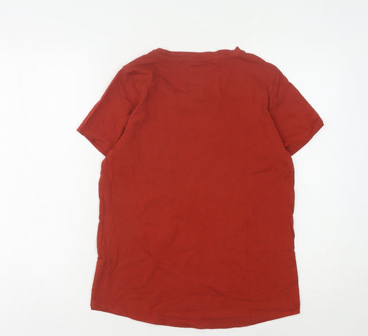 FatFace Women's Red T-Shirt, UK Size 10, Casual Wear