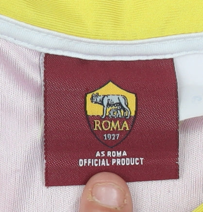 AS Roma Men's Red Football Jersey S Athletic Fit