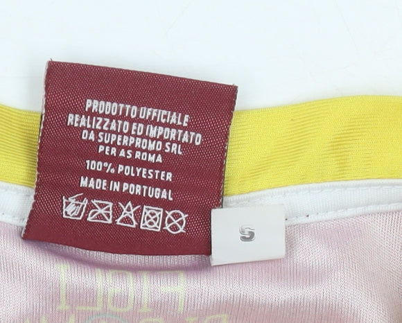 AS Roma Men's Red Football Jersey S Athletic Fit