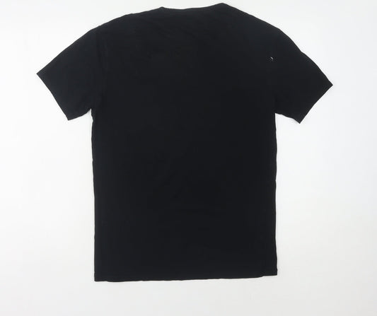 Calvin Klein Men's Black Medium T-Shirt - Classic Fit