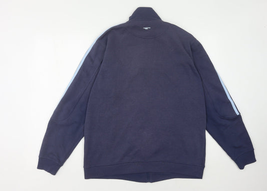 HI-TEC Men's Blue Full Zip Sweatshirt S